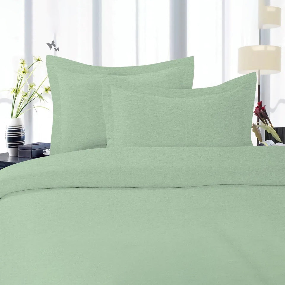 3-Piece: Bibb Home Heavyweight Flannel Duvet Cover Set