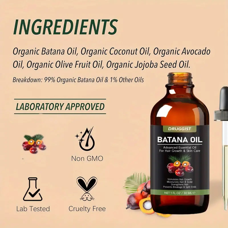 Batana Oil for Hair Growth with Argan Oil