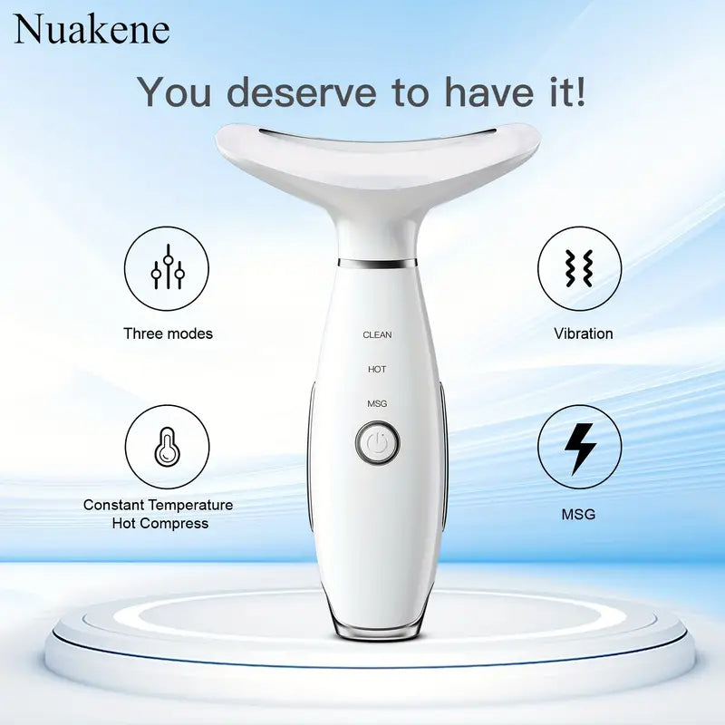 Rechargeable Beauty Meter Vibrating Heating Massager