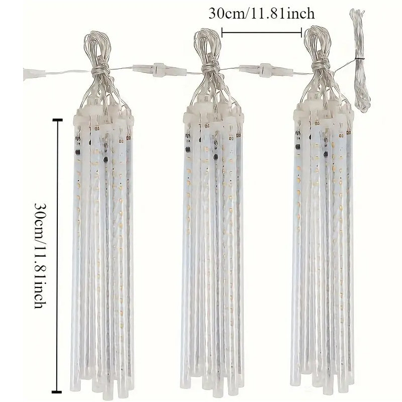 Icicle Snowfall Meteor Shower Outdoor Lights