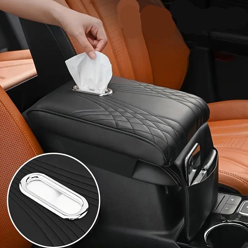 Car Multifunctional Tissue Paper Armrest Box