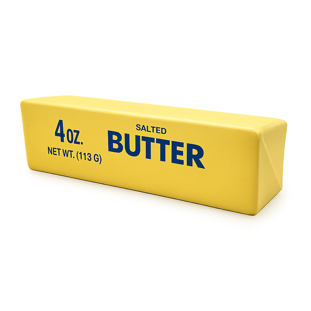 Fun Doh Butter Stick Slow Rise Squishy - Butter-Themed Sensory Stress Toy