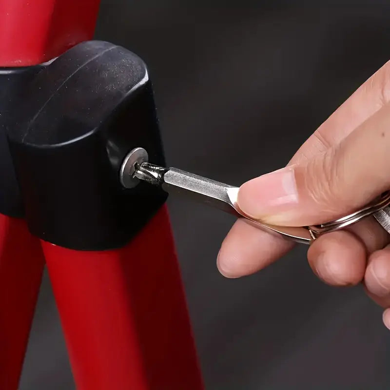 2-Piece Set: Portable Mini Screwdriver Key Ring