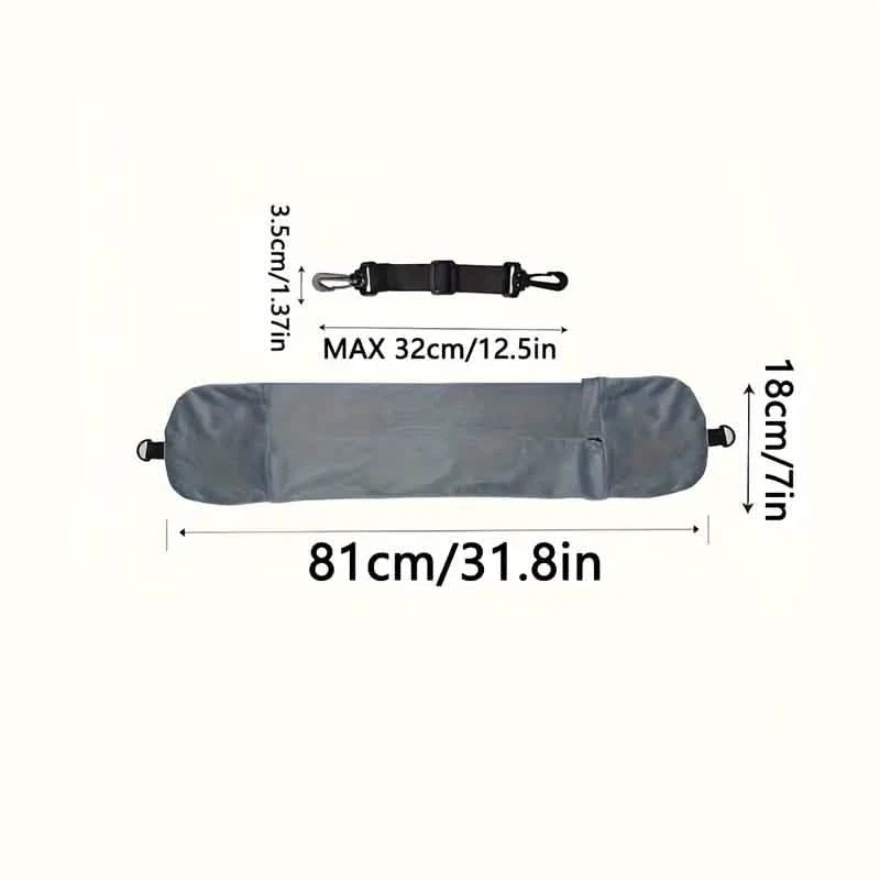 Travel Pillow & Organizer – Large, Polyester, Zipper, Machine Washable