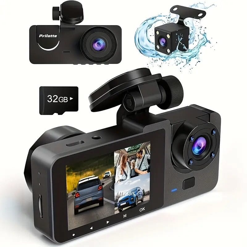 4K UHD Dash Camera for Cars with Free 32GB SD Card Automotive - DailySale