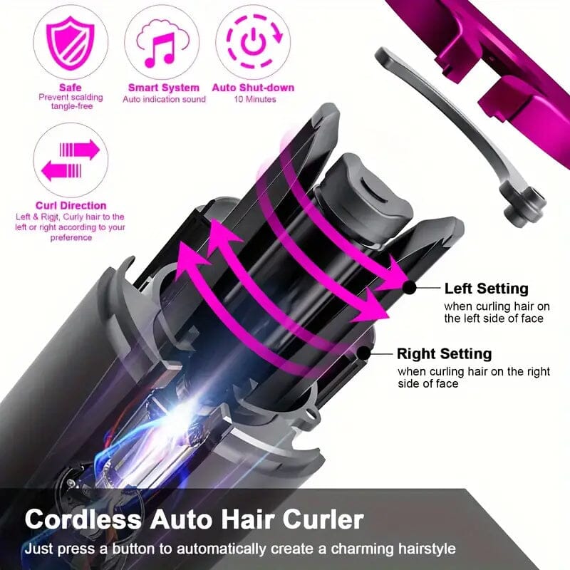 5 Heat Settings Auto-Curler for Luscious Locks Beauty & Personal Care - DailySale