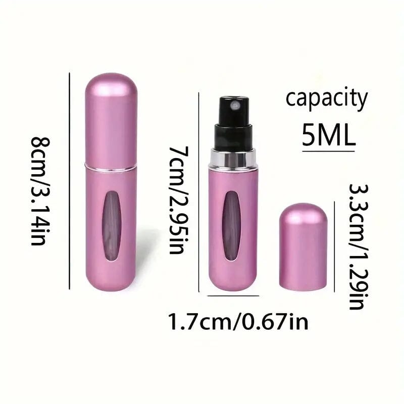 5-Pack: 0.17 Oz Matte Mini Perfume Atomizers Beauty & Personal Care - DailySale