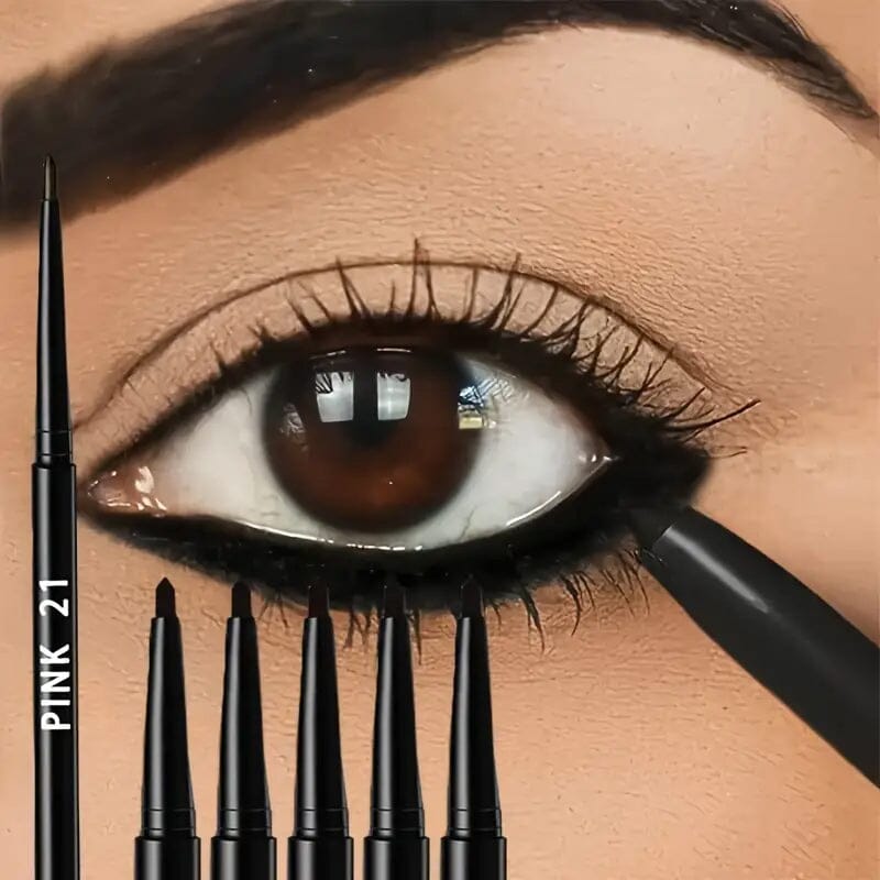 5-Pack: Waterproof and Sweat-Proof Black Eyeliner Pencil Beauty & Personal Care - DailySale