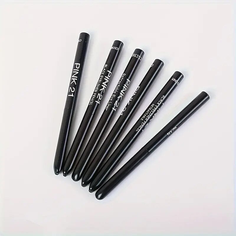 5-Pack: Waterproof and Sweat-Proof Black Eyeliner Pencil Beauty & Personal Care - DailySale