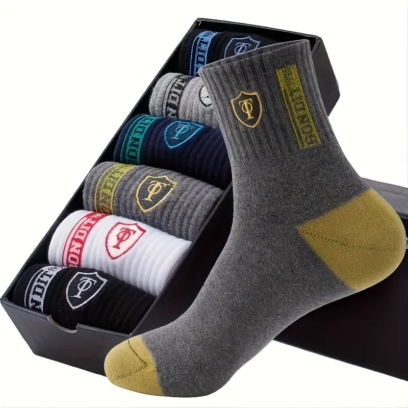 5-Pairs: Stylish Breathable Warm Crew Socks For Men Men's Shoes & Accessories - DailySale