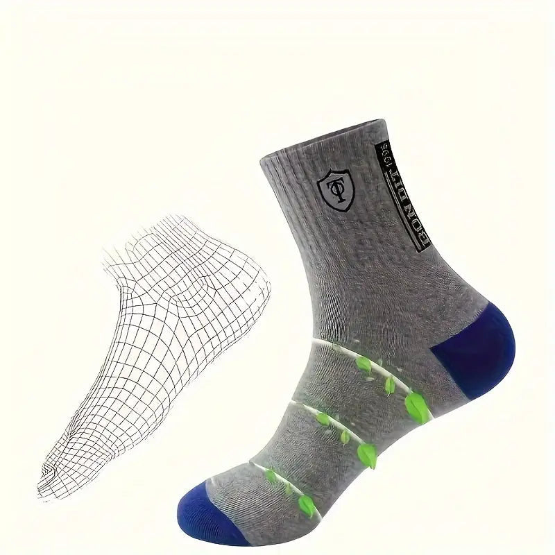 5-Pairs: Stylish Breathable Warm Crew Socks For Men Men's Shoes & Accessories - DailySale