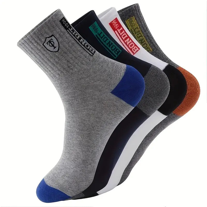 5-Pairs: Stylish Breathable Warm Crew Socks For Men Men's Shoes & Accessories - DailySale