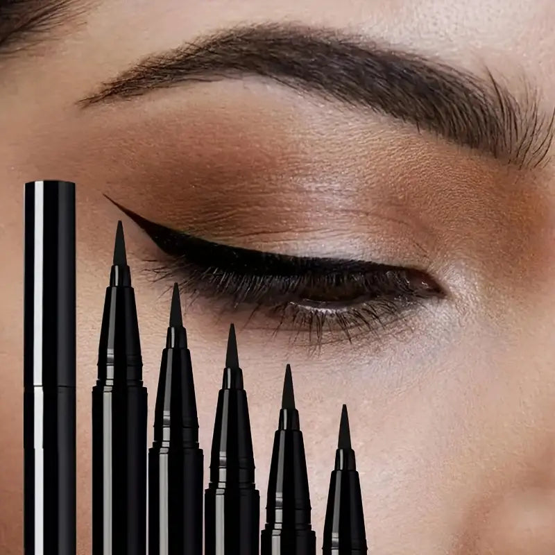 5-Piece Set: Liquid Eyeliner Pen Set, Quick-Drying Smooth Application, Waterproof Sweat-Resistant Makeup Beauty & Personal Care - DailySale