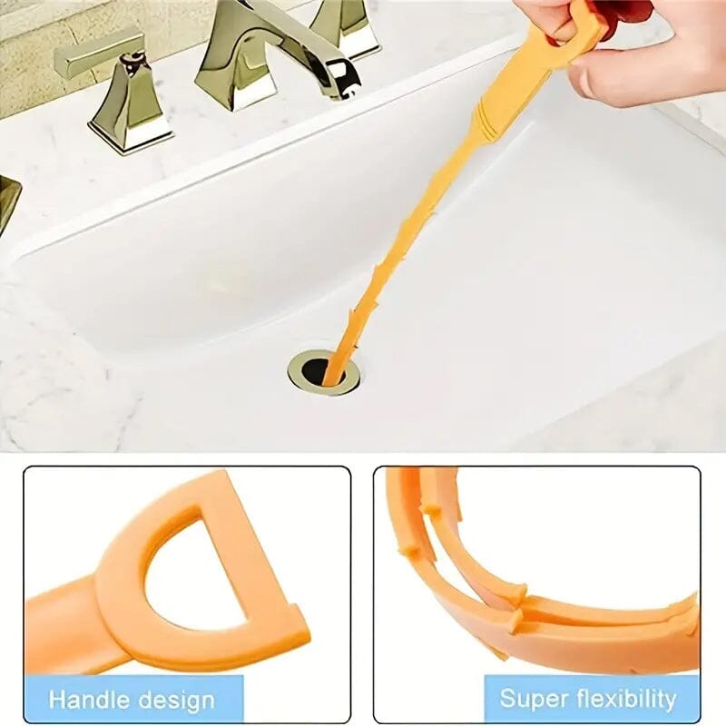 5-Pieces: Drain Clog Remover Tool Home Improvement - DailySale