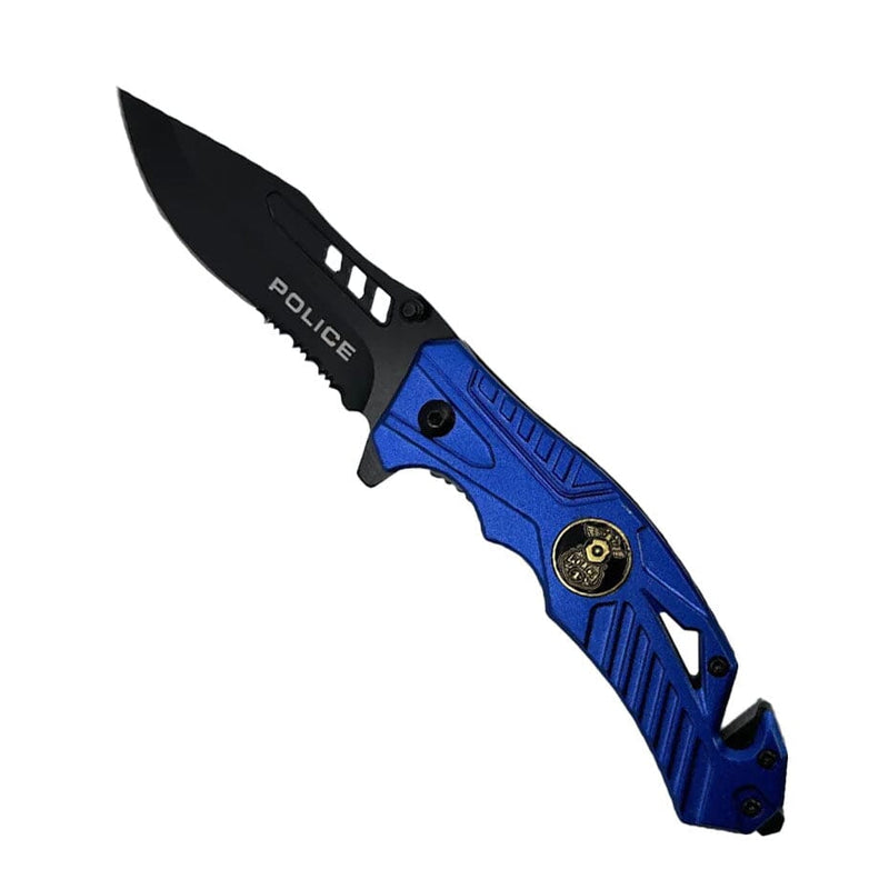 5" Spring Assisted Knife Tactical Police - DailySale