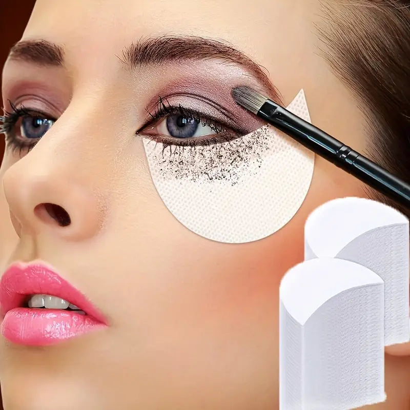 50-Pack: Alcohol-Free Protector Guards for Eyeliner, Mascara, and Lip Makeup Application Beauty & Personal Care - DailySale