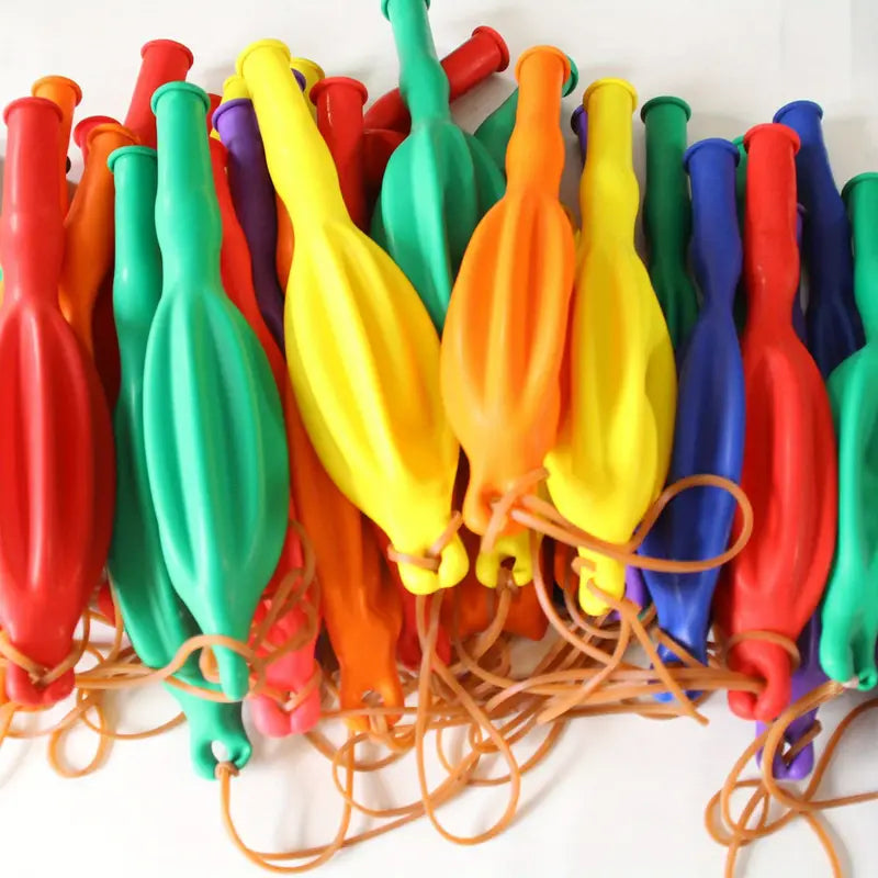 50-Pieces: Vibrant Punch Balloons Set - Heavy-Duty, Rubber-Banded, and Long-Lasting Holiday Decor & Apparel - DailySale