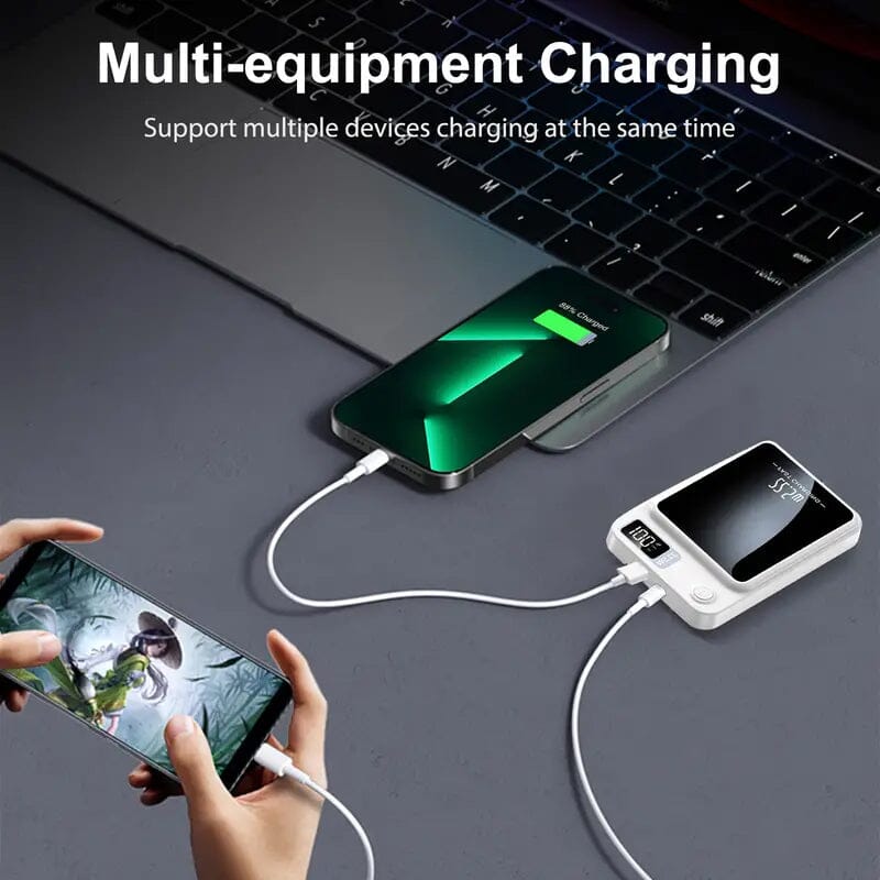 5000mAh Magnetic Wireless Charging Bank 22.5W Fast Charging Mobile Accessories - DailySale