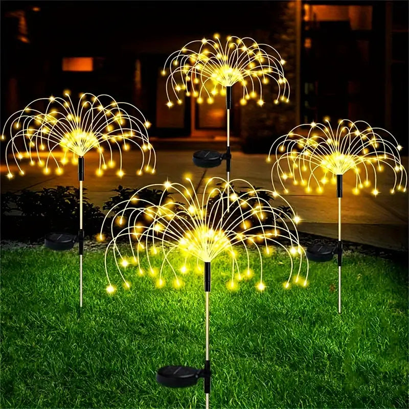 Solar-Powered Garden Lights with 60 LED and 8 Lighting Modes