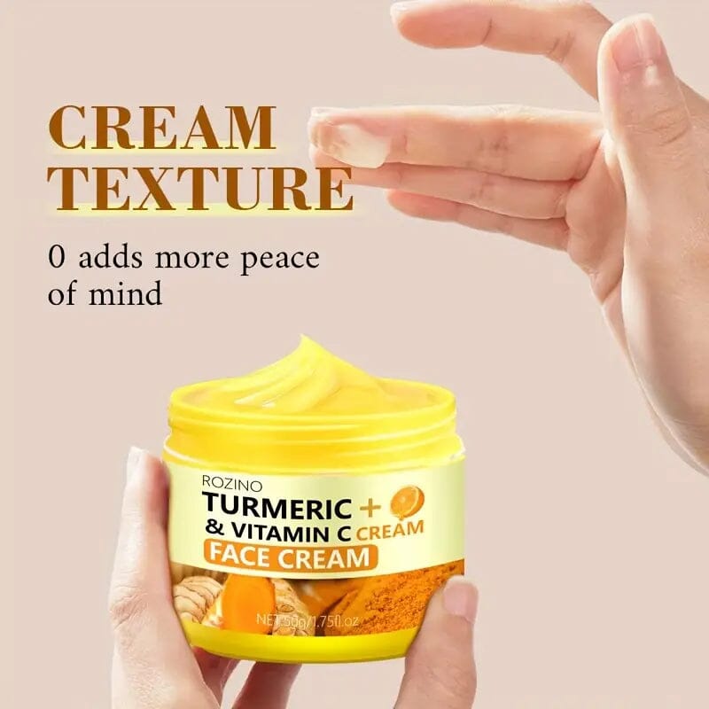 50g/1.75 Oz Turmeric + Vitamin C Face Cream with Hyaluronic Acid Beauty & Personal Care - DailySale