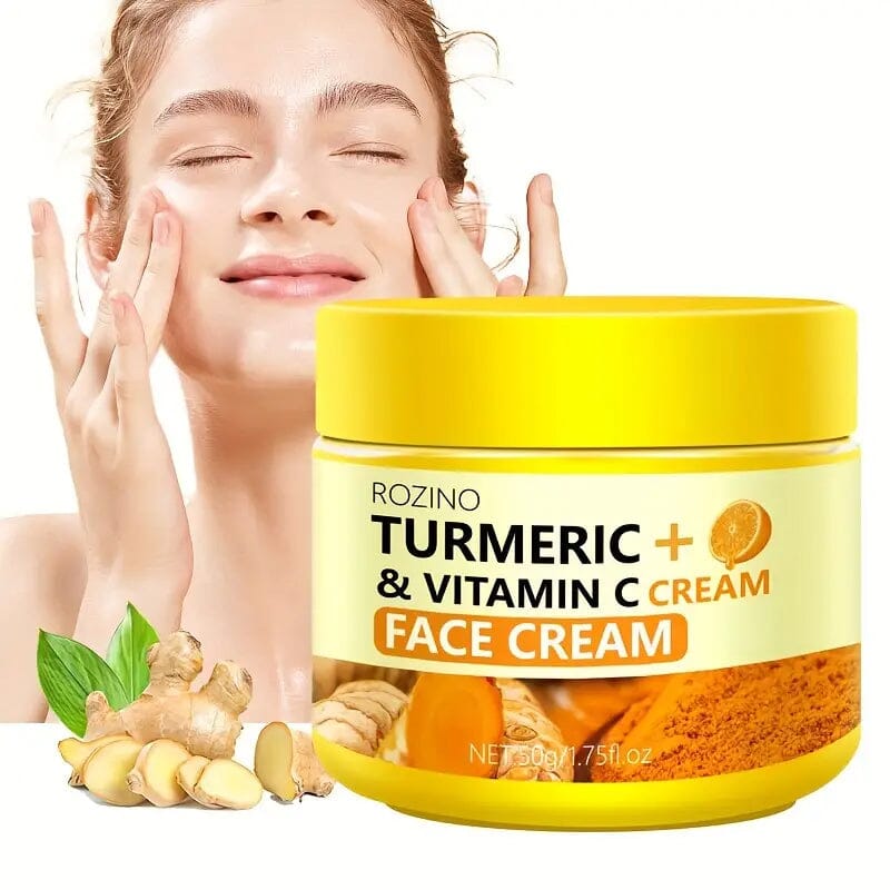 50g/1.75 Oz Turmeric + Vitamin C Face Cream with Hyaluronic Acid Beauty & Personal Care - DailySale