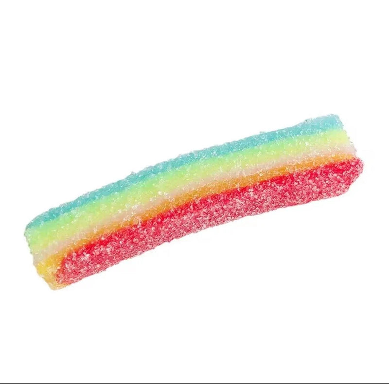 Sour Rainbow Candy Squishy | Slow Rising Candy Strip Squishy | Sensory Fidget Toy
