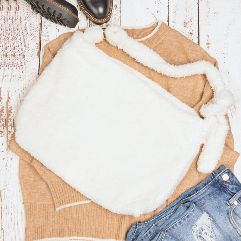 Boucle Sherpa Messenger Bag