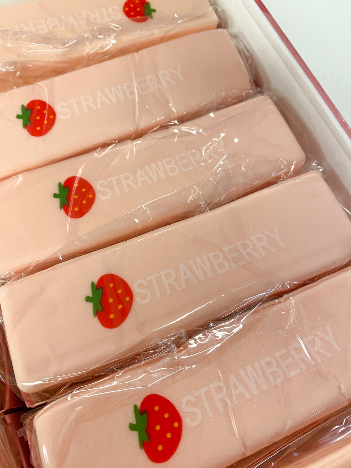 Strawberry Butter Squishy Stress Relief Toy | Strawberry Scented Fidget & Sensory Toy