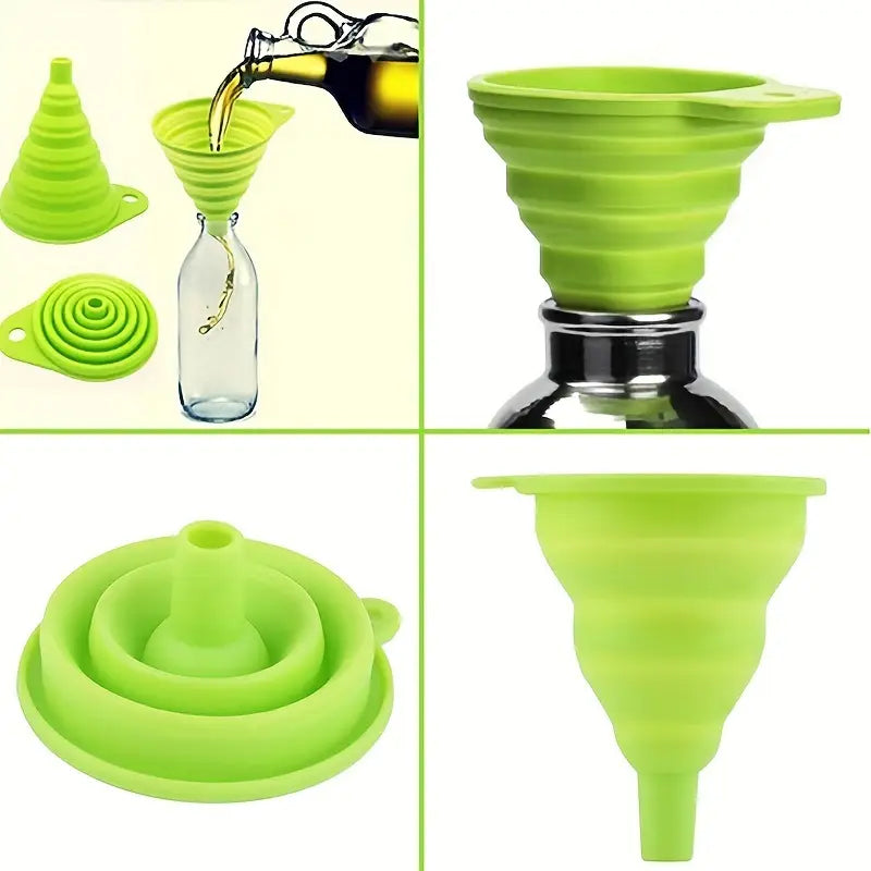 Collapsible Funnel for Water Bottle Liquid Transfer