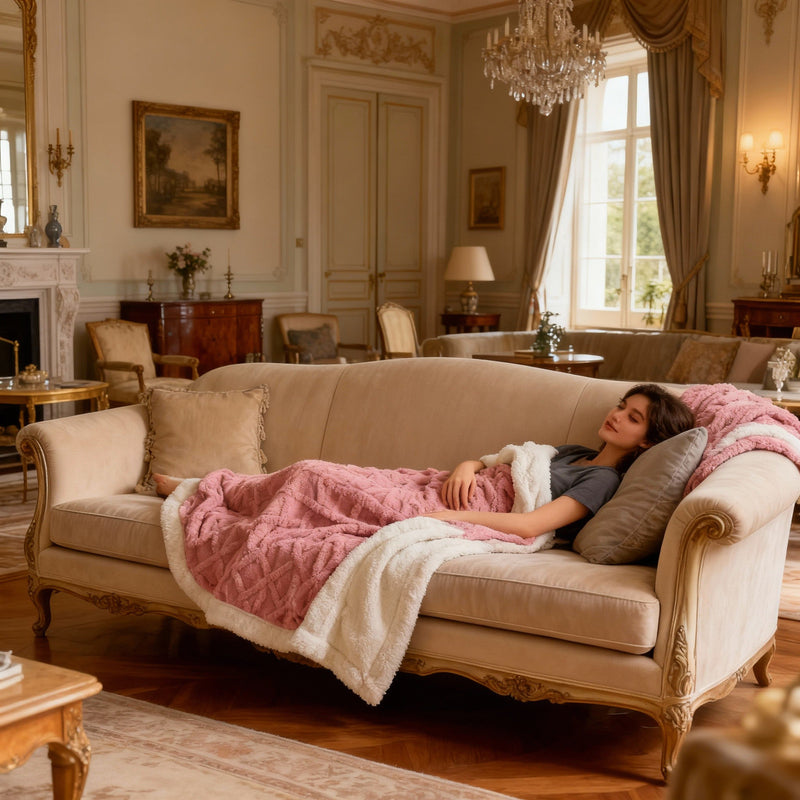 Luxury Flannel Blanket - Soft Plush Cozy Throw