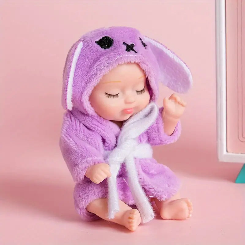 Sleep Simulative Rebirth Princess Dolls in Bathrobes