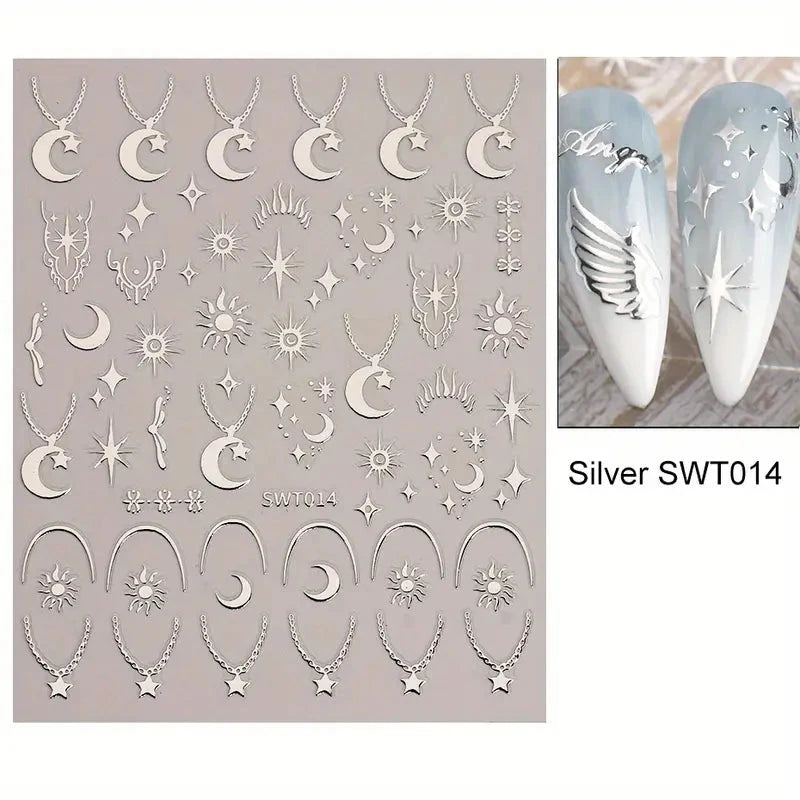 5D Embossed Three-dimensional Nail Stickers Beauty & Personal Care - DailySale