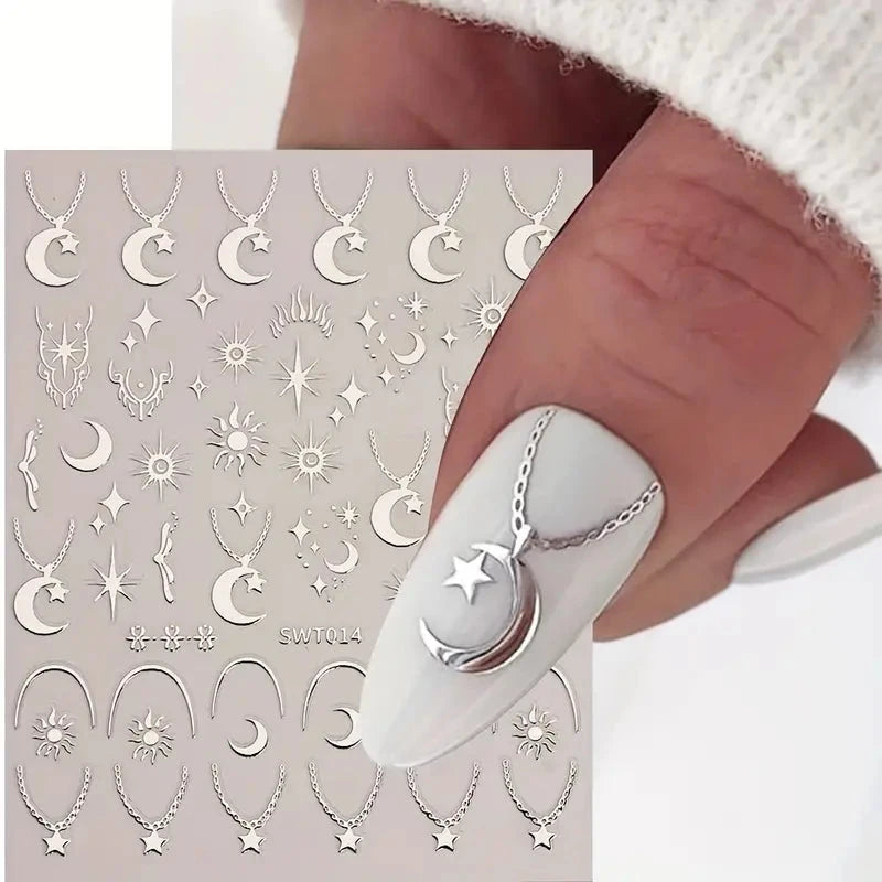 5D Embossed Three-dimensional Nail Stickers Beauty & Personal Care - DailySale