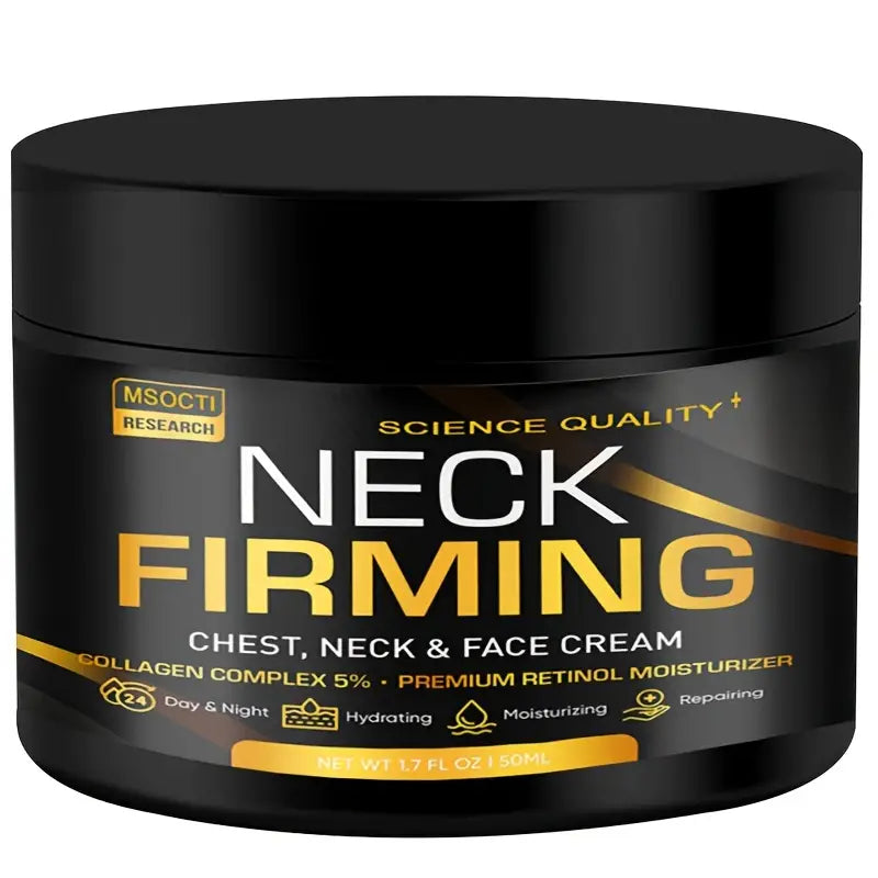 Neck Firming Cream Use On Saggy Or Turkey Neck, Tightener – Collagen & Retinol Skin Tightening Cream – Moisturizer For Neck & Décolleté