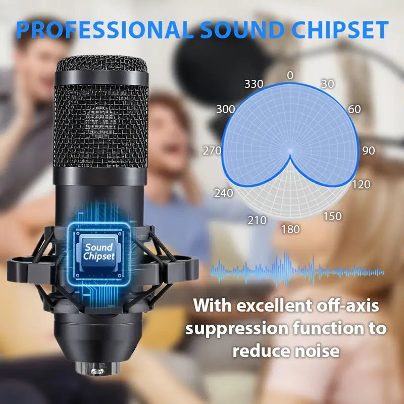 High-end Professional Podcast Equipment Kit and BM800 Condenser Microphone