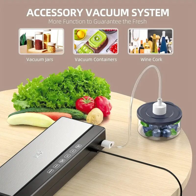 6-in-1 Automatic Food Saver Vacuum Sealer Machine Kitchen Appliances - DailySale