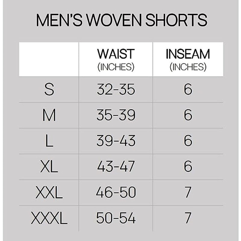 6-Pack: Men’s Active Woven Shorts with Zipper Pocket Men's Bottoms - DailySale