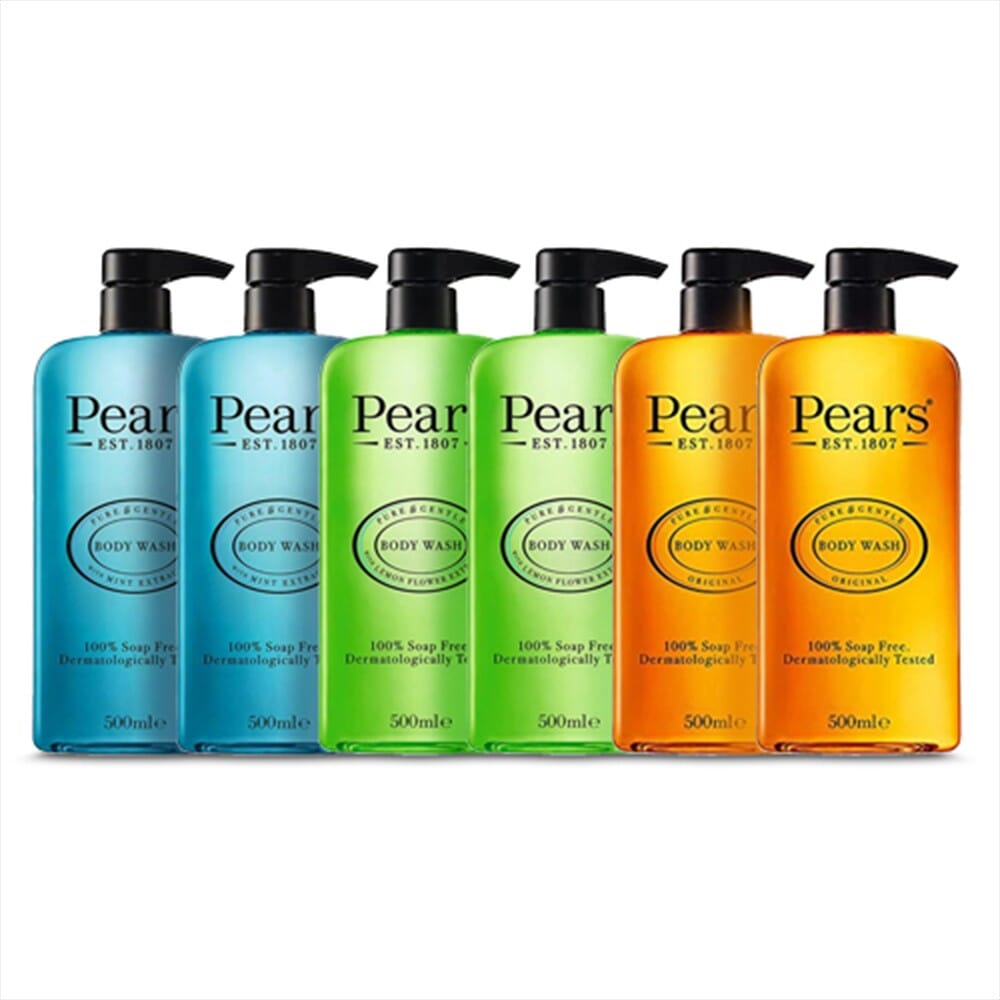 6-Pack: Pears Body Wash Set-500ml Beauty & Personal Care - DailySale