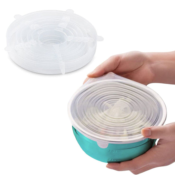 Stretch-Fit Silicone Lid Set - Shop