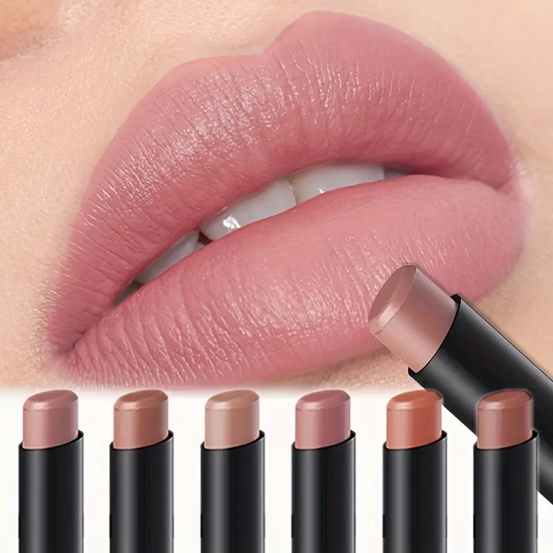 6-Pieces: Matte Long-lasting Moisturizing Lipstick Beauty & Personal Care - DailySale