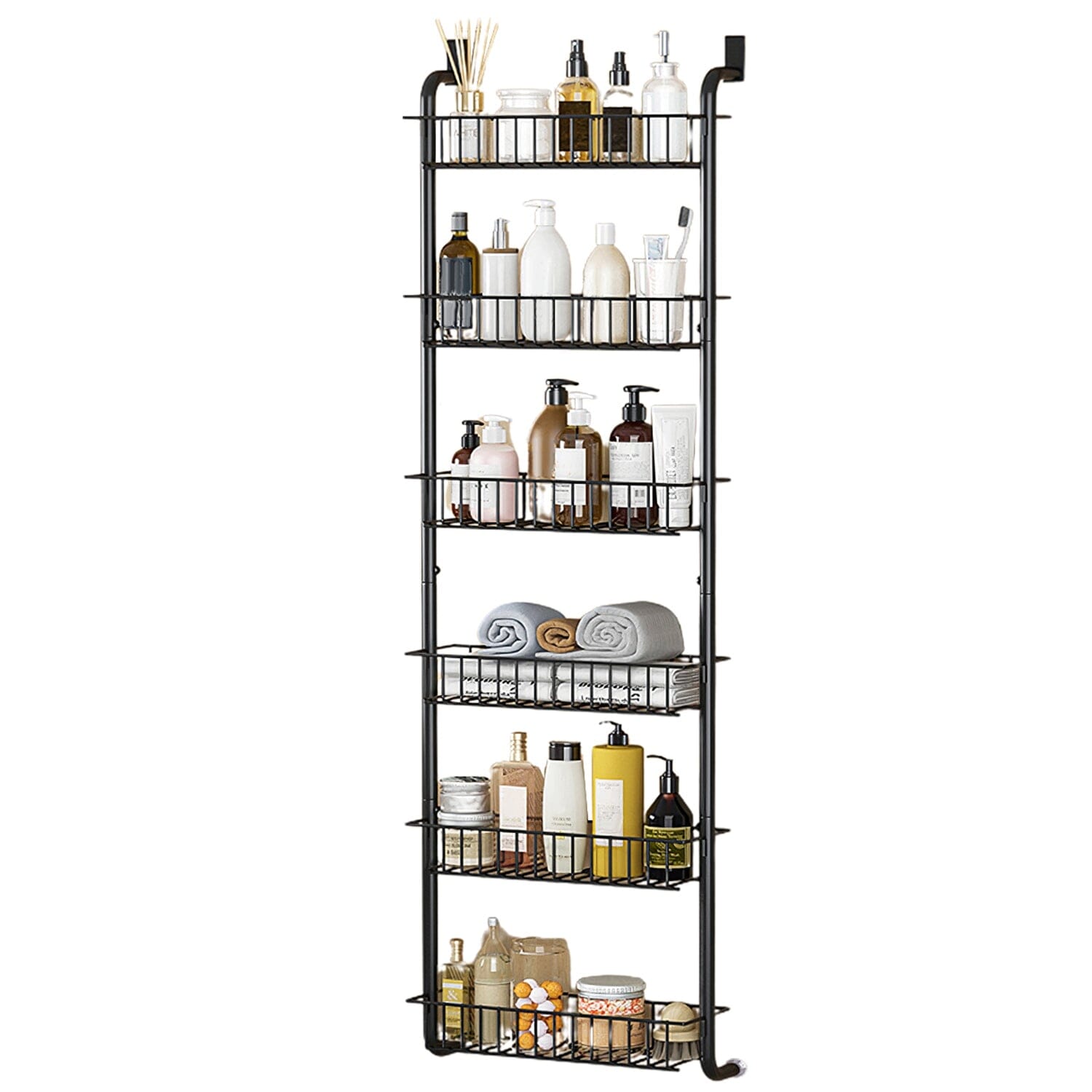 6-Tier Over Door Pantry Organizer Kitchen Storage - DailySale