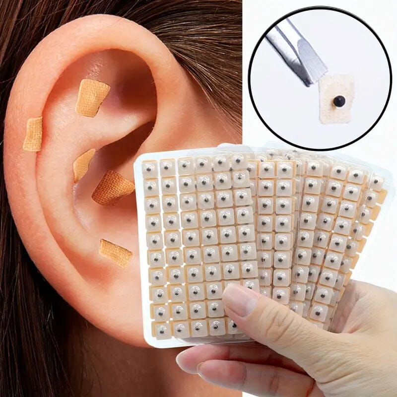 600-Pieces: Auricular Patch, Massage Press Seeds Patch for Relaxation Wellness - DailySale