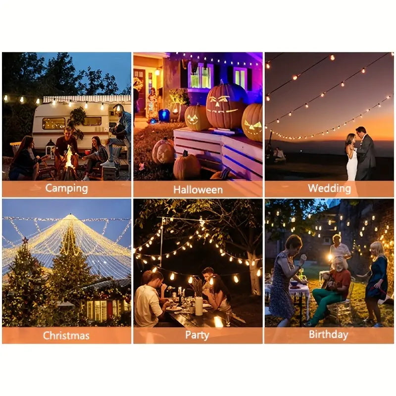 60FT Solar String Lights With USB Port & Remote Control String & Fairy Lights - DailySale