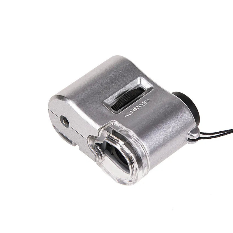 60X Handheld Magnifying Glass Mini Pocket Microscope