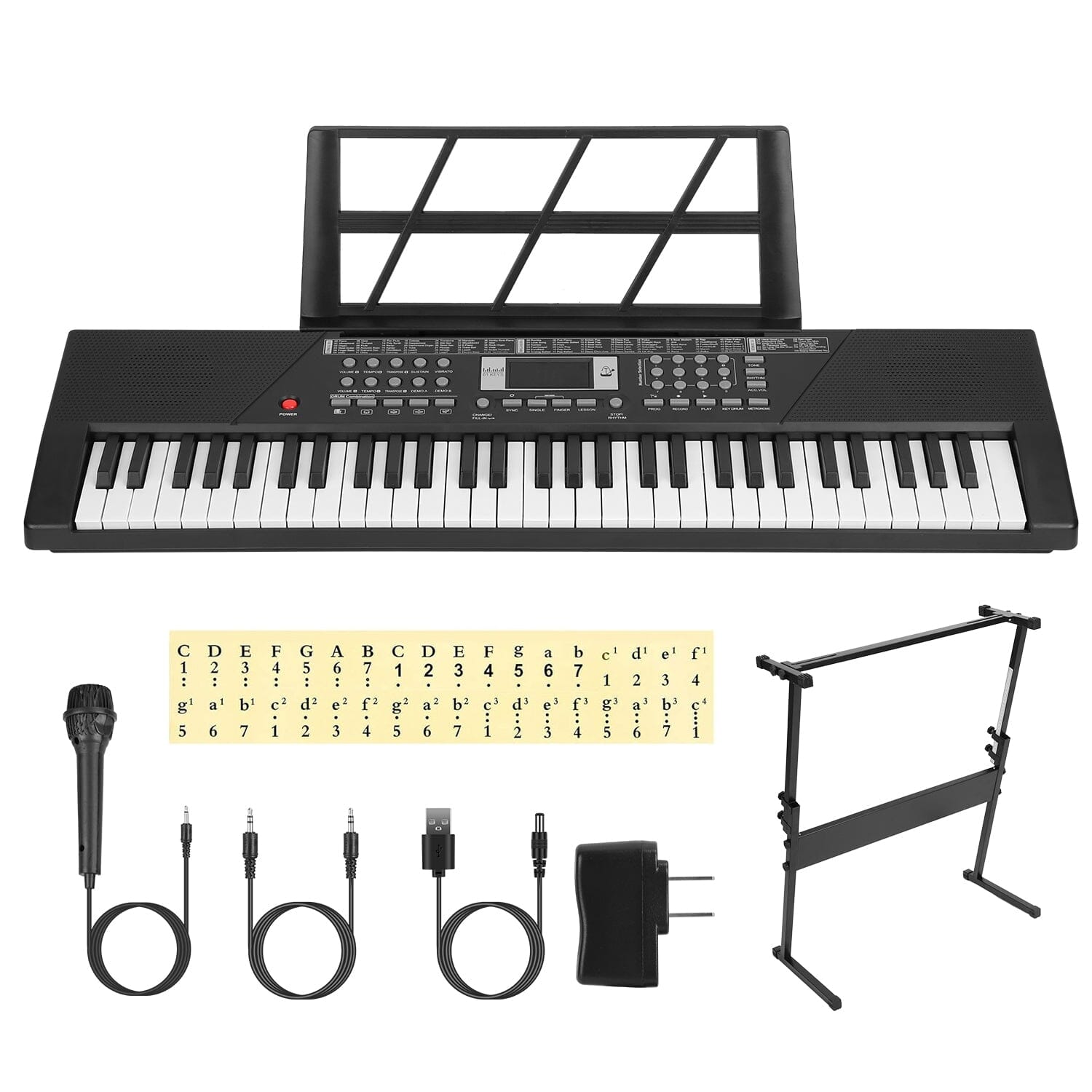 61 Keys Digital Music Keyboard Electronic Piano Toys & Games - DailySale