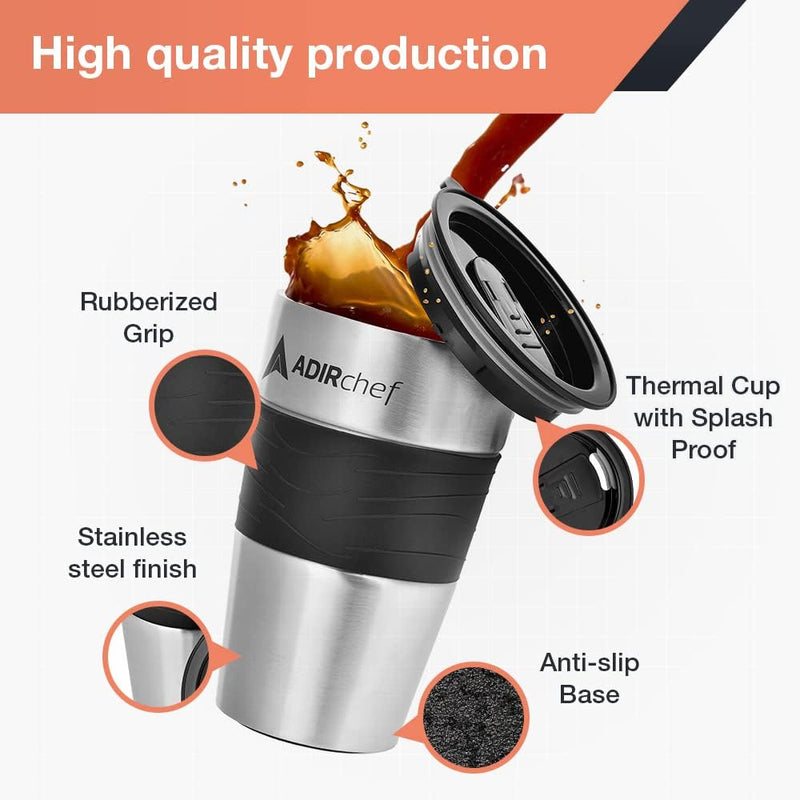 3 Pack Travel Coffee Mug 15 Oz