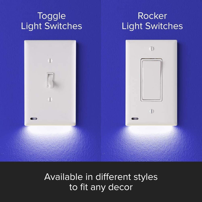 2 Pack: LED Motion Light Switch Plate