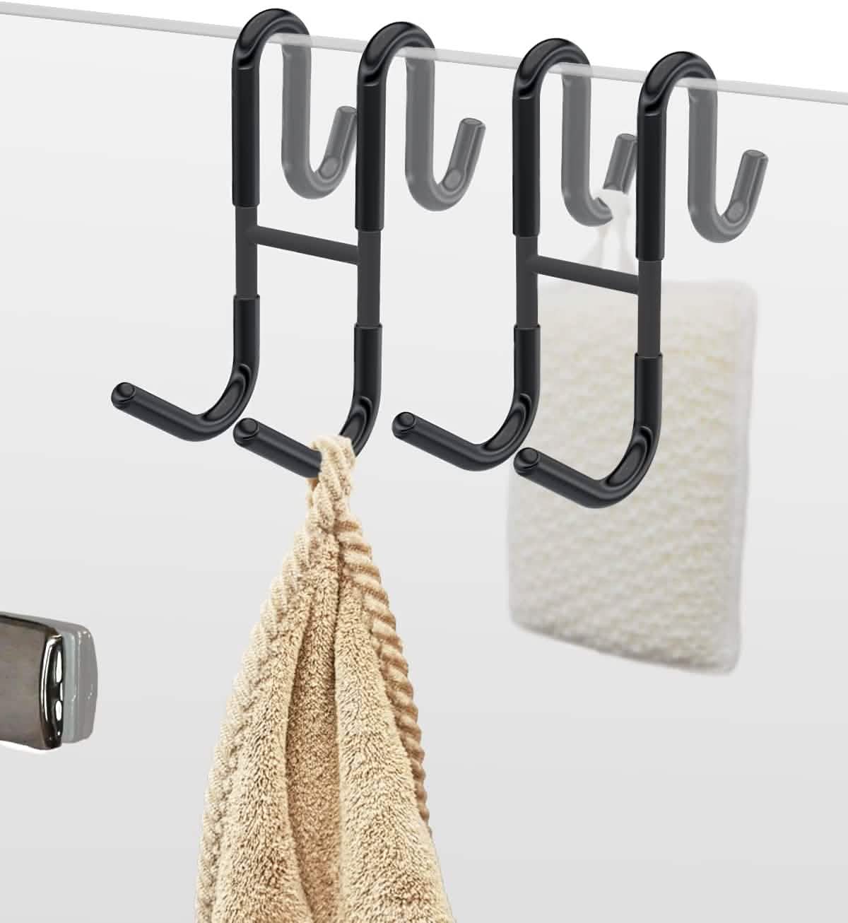 Rust-Resistant Door Mount Shower Hook – Strong Multifunctional Hanging Hook