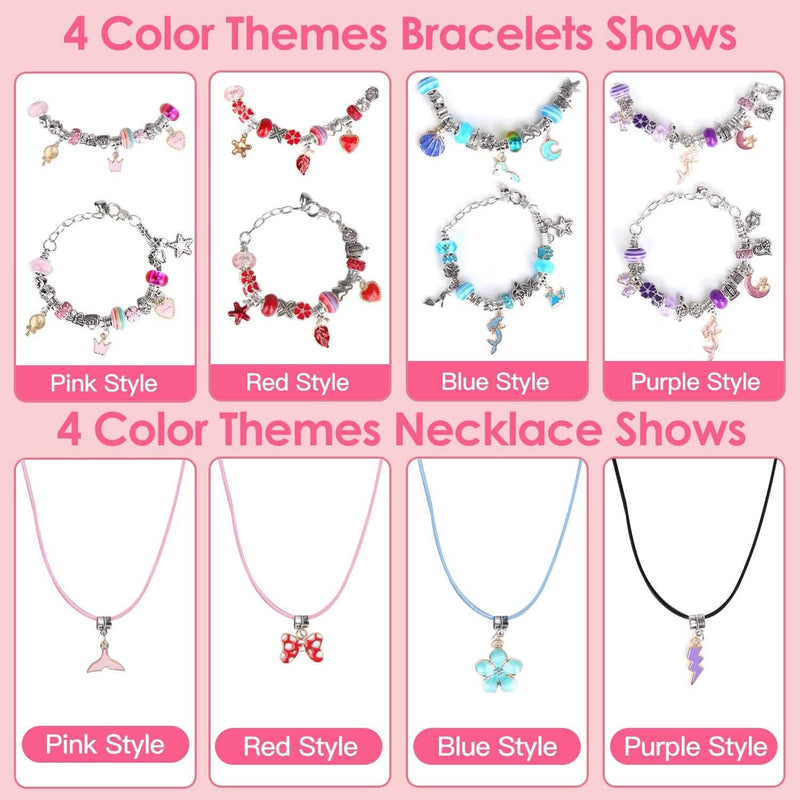 66-Pieces: Charm Bracelet Making Kit Women's Shoes & Accessories - DailySale