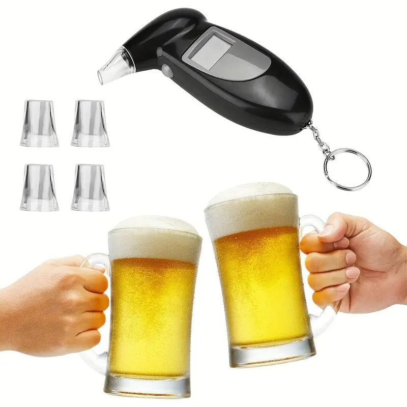 LCD Screen Professional Alcohol Breathalyzer Tester